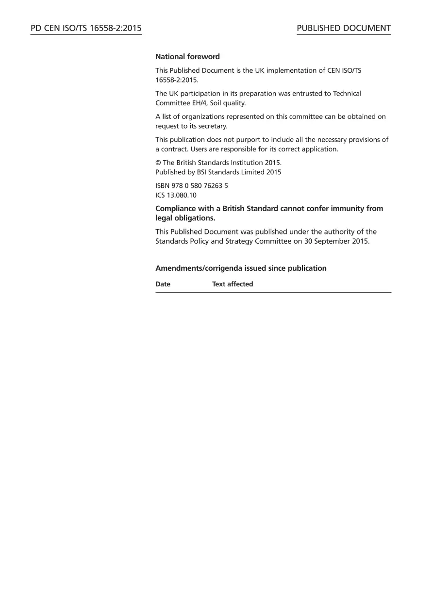 BS PD CEN ISO/TS 16558-2:2015 BS PD CEN ISO/TS 16558-2:2015