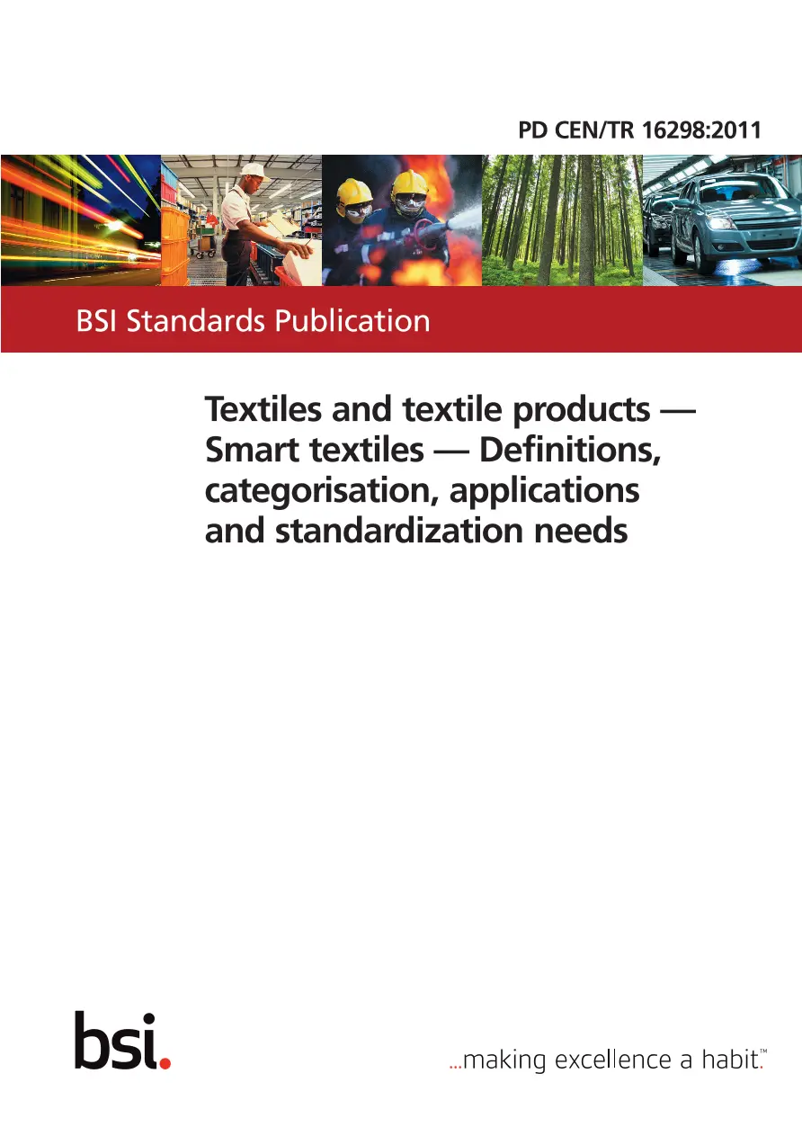 BS PD CEN/TR 16298:2011 BS PD CEN/TR 16298:2011