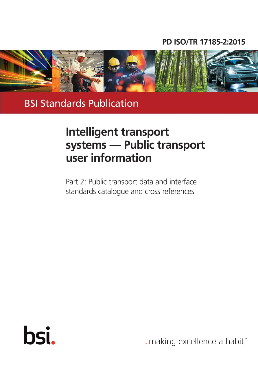 BS PD ISO/TR 17185-2:2015 BS PD ISO/TR 17185-2:2015