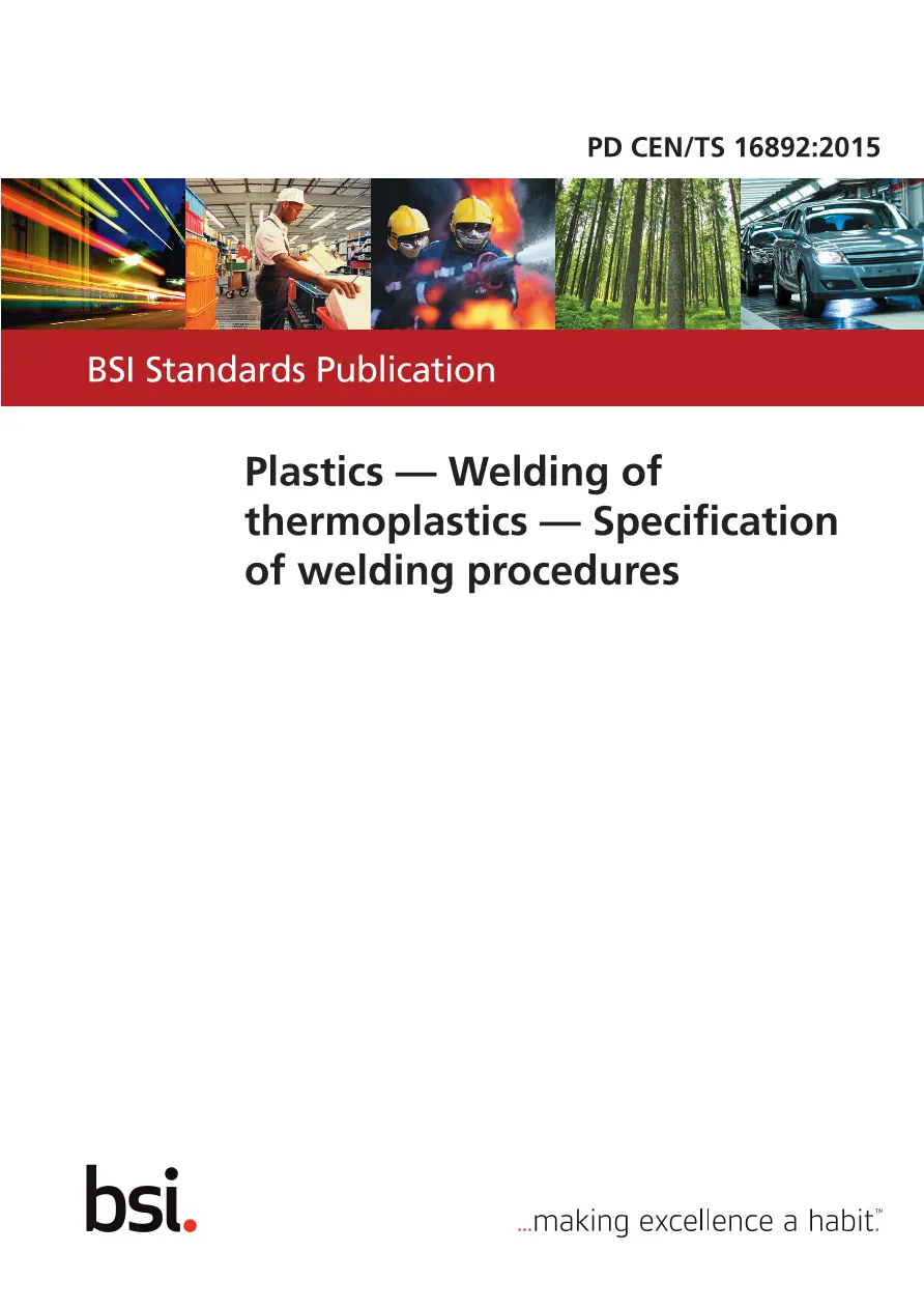 BS PD CEN/TS 16892:2015 BS PD CEN/TS 16892:2015