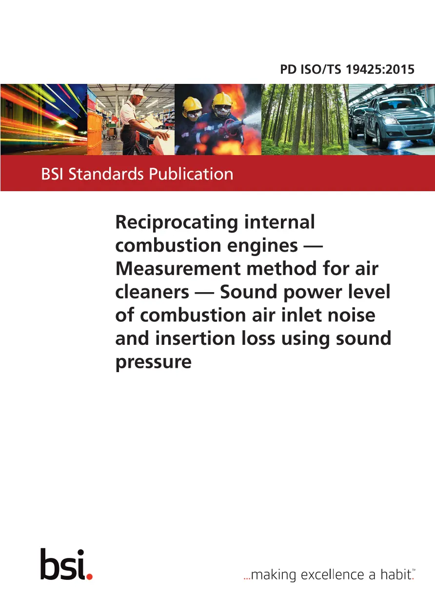BS PD ISO/TS 19425:2015 BS PD ISO/TS 19425:2015