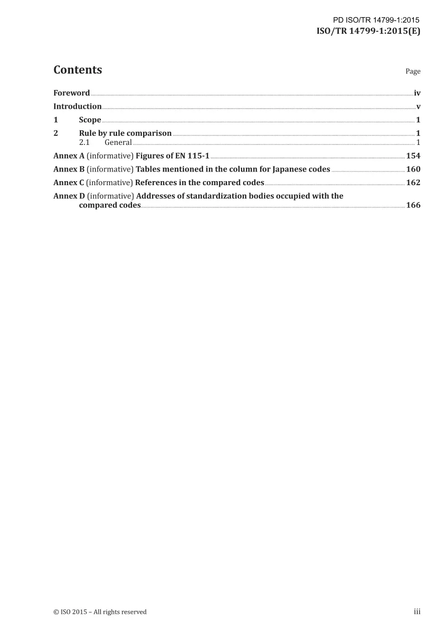 BS PD ISO/TR 14799-1:2015 BS PD ISO/TR 14799-1:2015