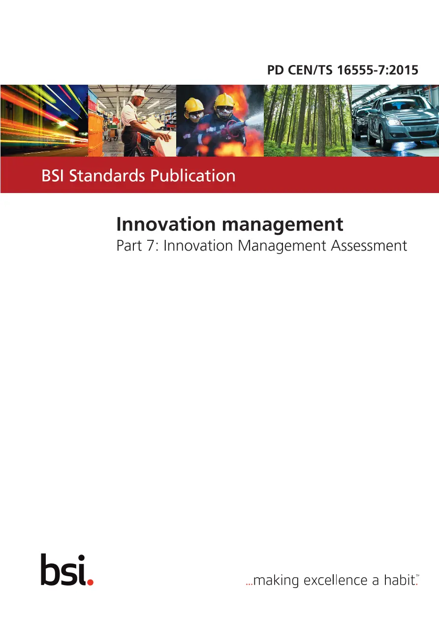 BS PD CEN/TS 16555-7:2015 BS PD CEN/TS 16555-7:2015