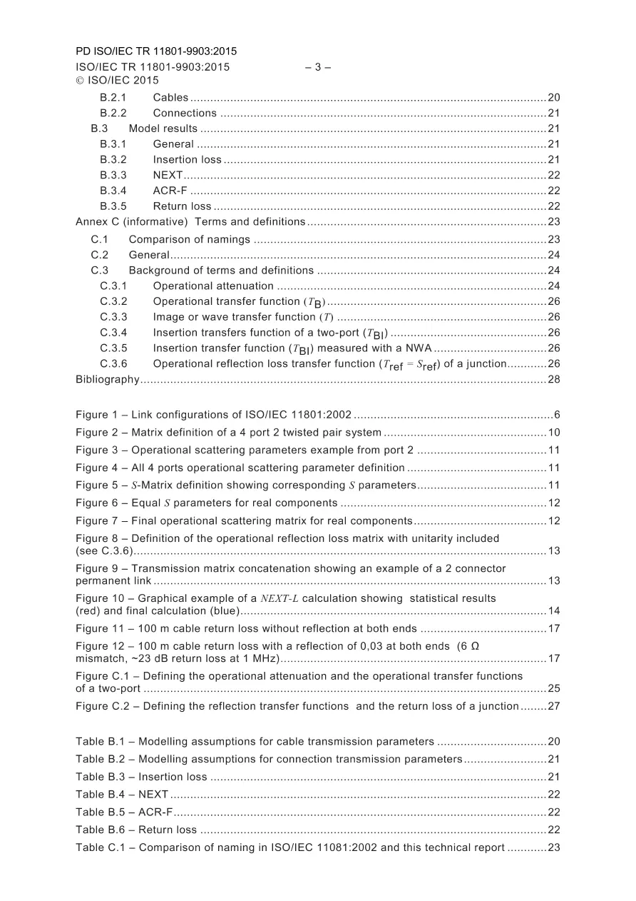 BS PD ISO/IEC TR 11801-9903:2015 BS PD ISO/IEC TR 11801-9903:2015