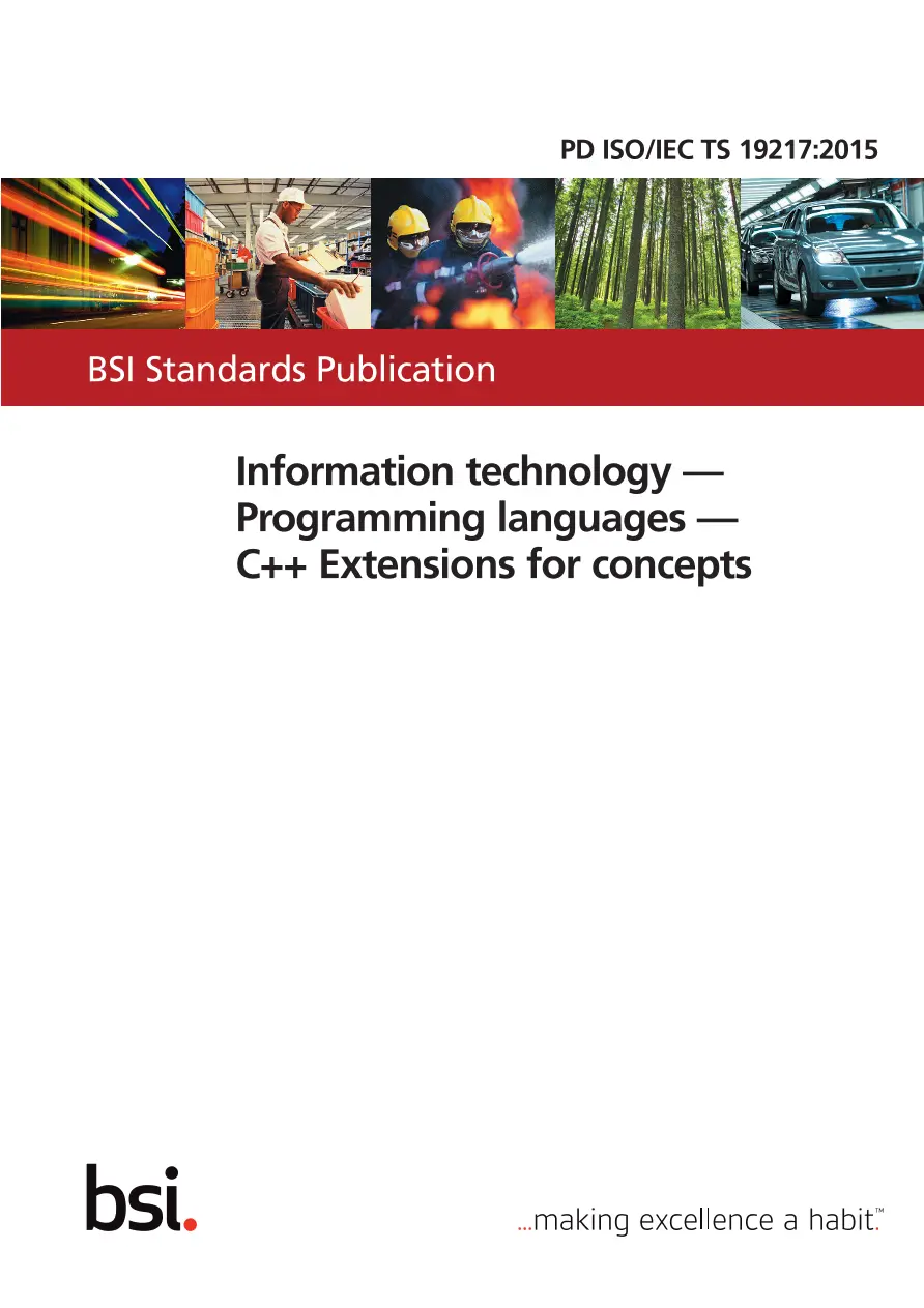 BS PD ISO/IEC TS 19217:2015 BS PD ISO/IEC TS 19217:2015