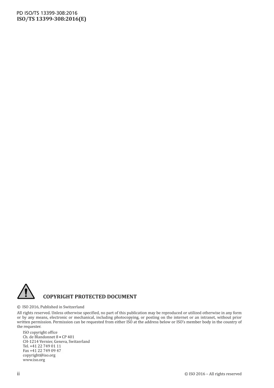 BS PD ISO/TS 13399-308:2016 BS PD ISO/TS 13399-308:2016