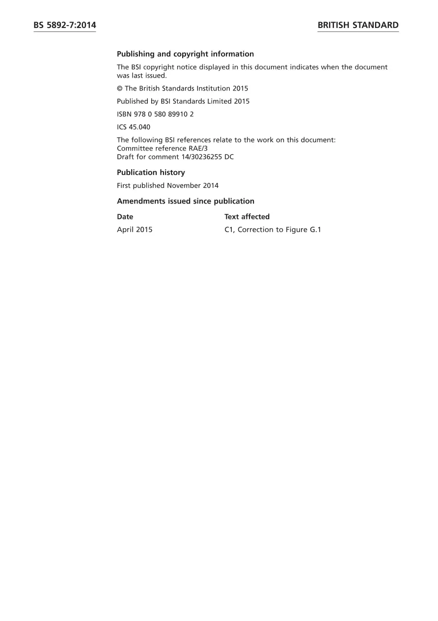 BS 5892-7:2014 BS 5892-7:2014