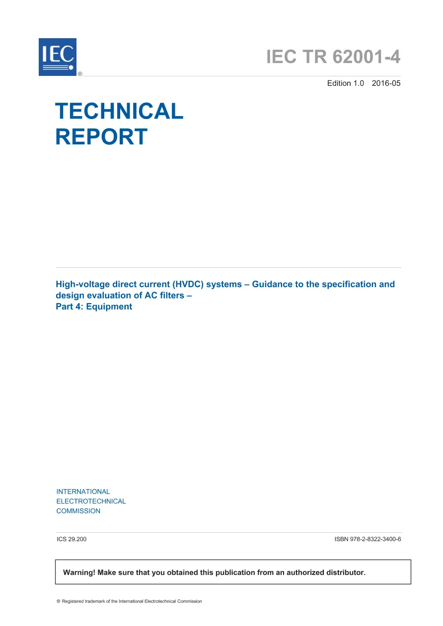 BS PD IEC/TR 62001-4:2016 BS PD IEC/TR 62001-4:2016