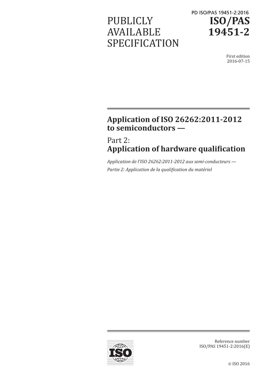 BS PD ISO/PAS 19451-2:2016 BS PD ISO/PAS 19451-2:2016