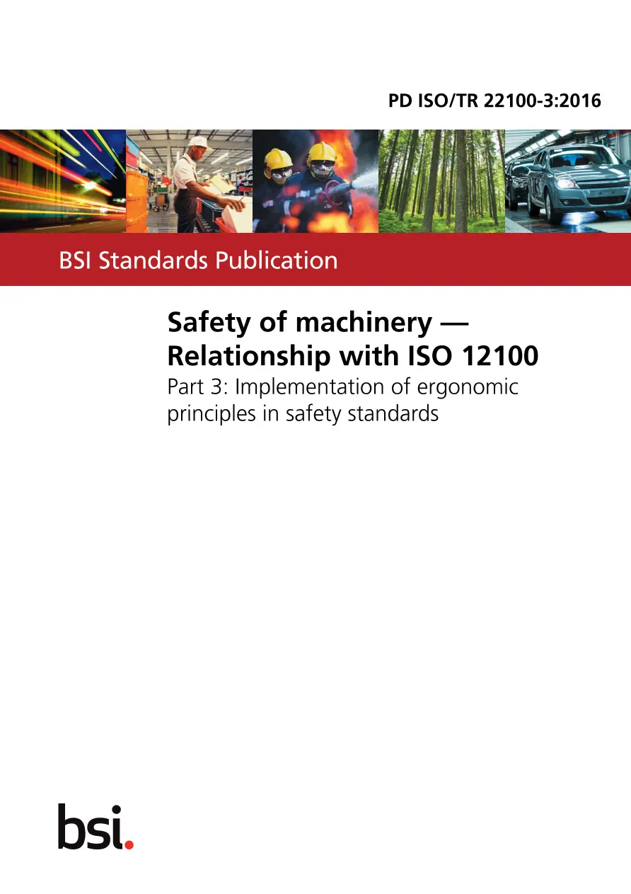 BS PD ISO/TR 22100-3:2016 BS PD ISO/TR 22100-3:2016