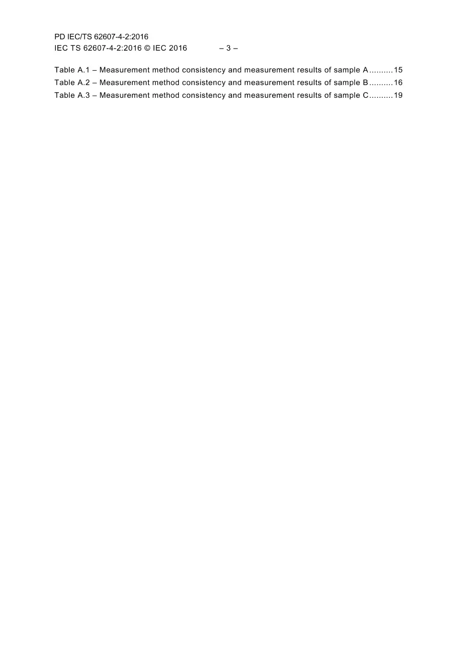 BS PD IEC/TS 62607-4-2:2016 BS PD IEC/TS 62607-4-2:2016
