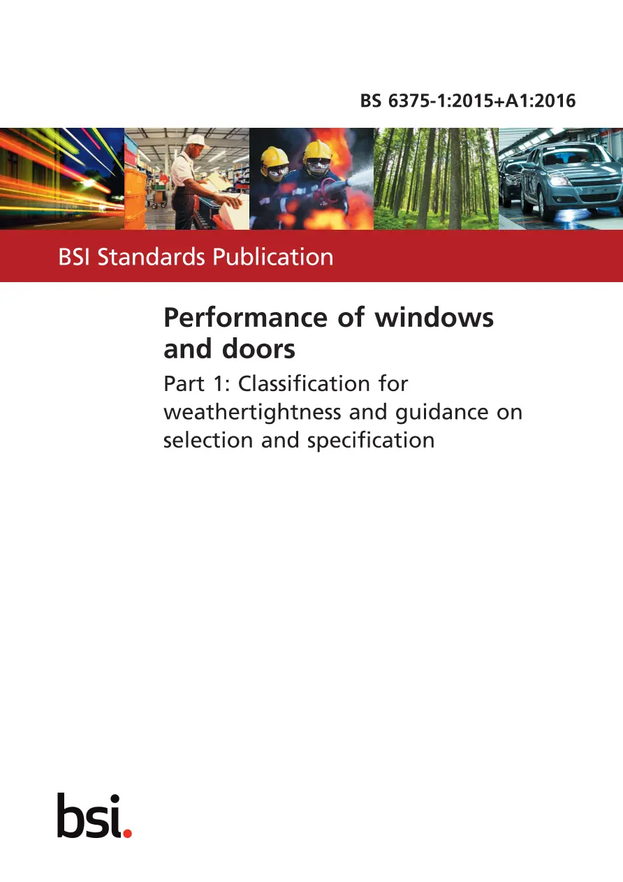 BS 6375-1:2015+A1:2016 BS 6375-1:2015+A1:2016