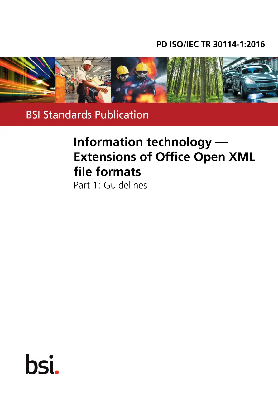 BS PD ISO/IEC TR 30114-1:2016 BS PD ISO/IEC TR 30114-1:2016