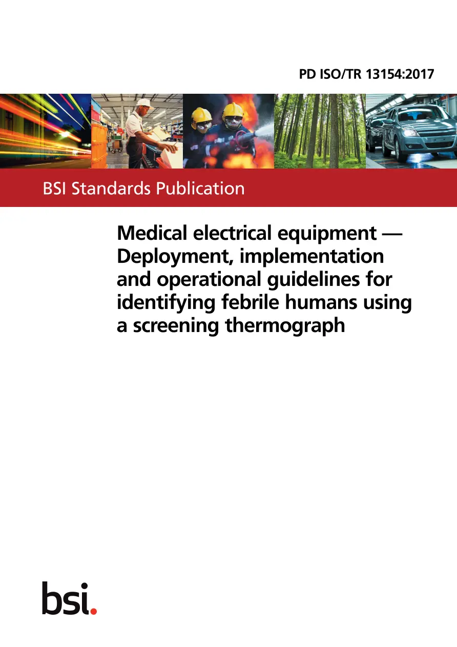 BS PD ISO/TR 13154:2017 BS PD ISO/TR 13154:2017
