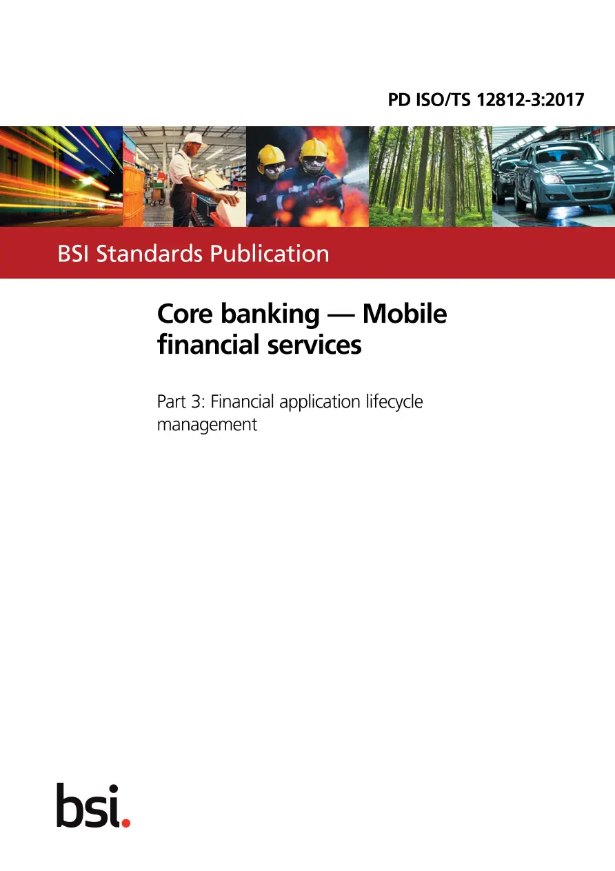 BS PD ISO/TS 12812-3:2017 BS PD ISO/TS 12812-3:2017