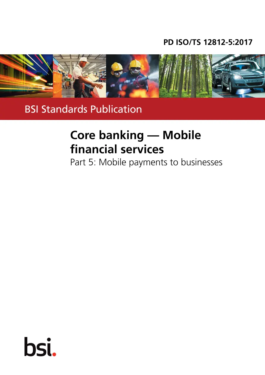 BS PD ISO/TS 12812-5:2017 BS PD ISO/TS 12812-5:2017