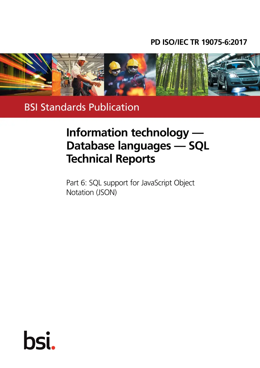 BS PD ISO/IEC TR 19075-6:2017 BS PD ISO/IEC TR 19075-6:2017