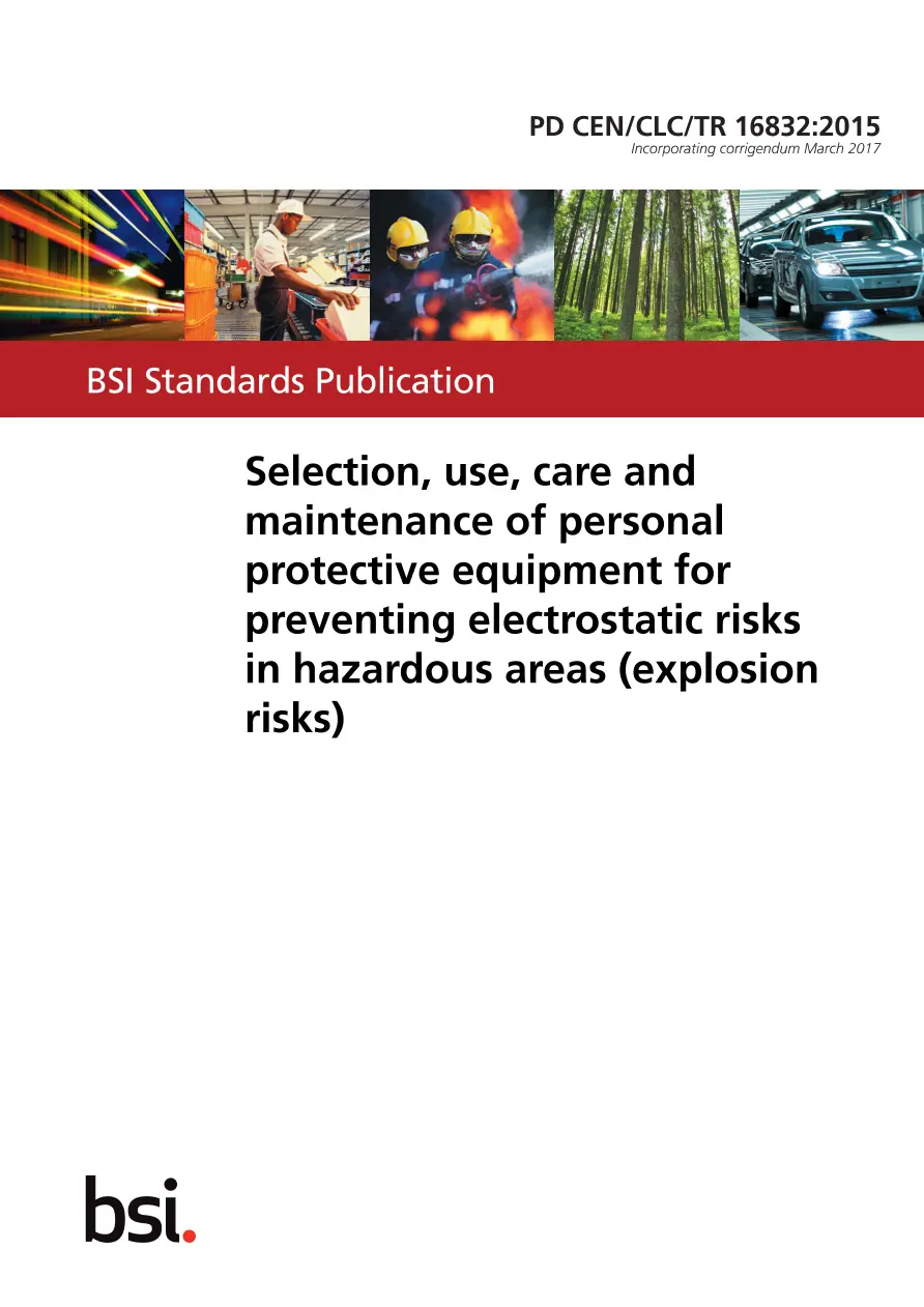 BS PD CEN/CLC/TR 16832:2015 BS PD CEN/CLC/TR 16832:2015