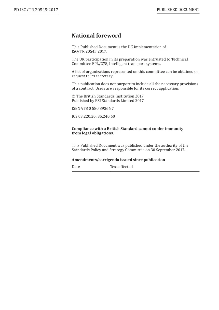 BS PD ISO/TR 20545:2017 BS PD ISO/TR 20545:2017