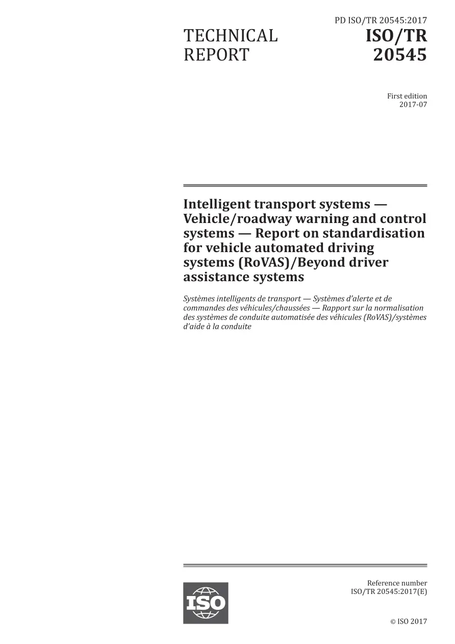 BS PD ISO/TR 20545:2017 BS PD ISO/TR 20545:2017