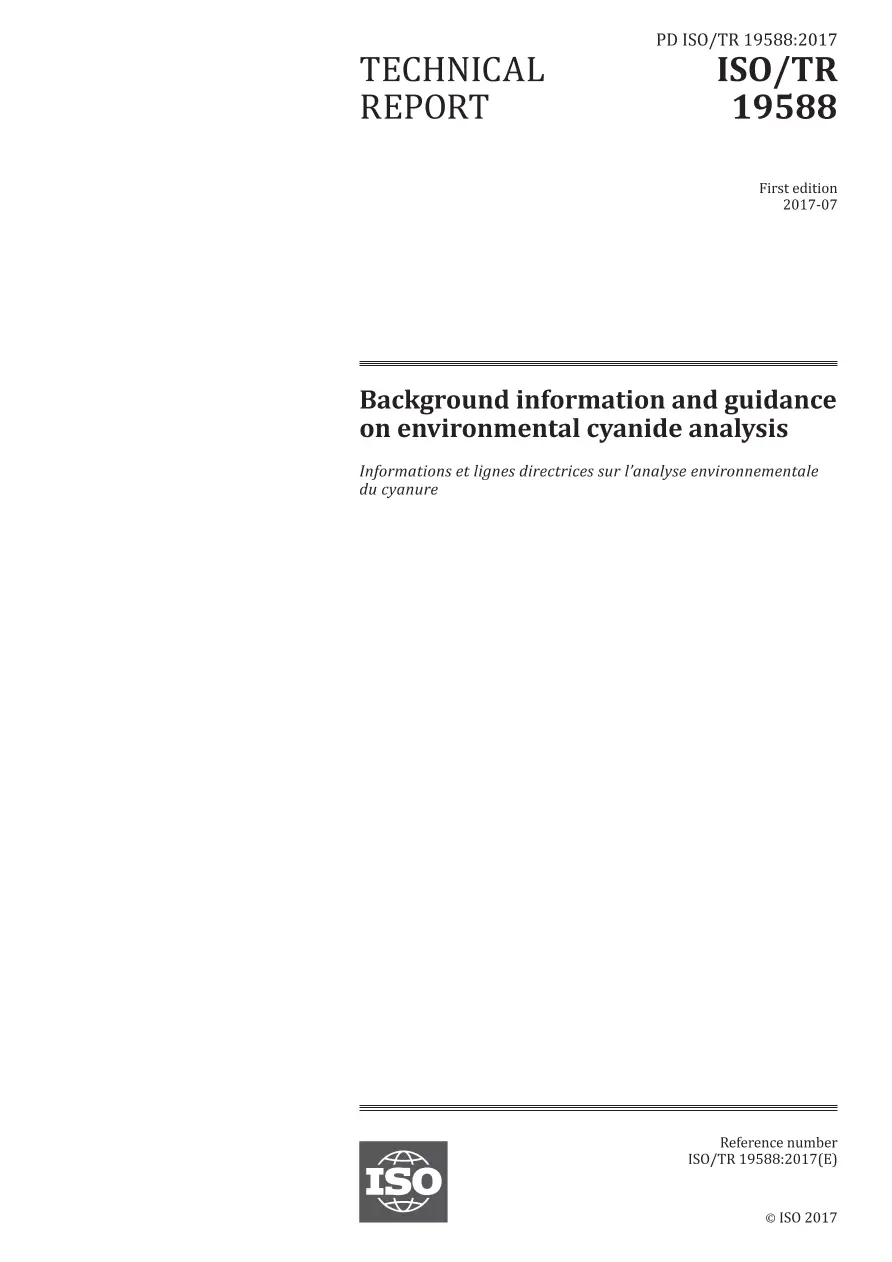 BS PD ISO/TR 19588:2017 BS PD ISO/TR 19588:2017