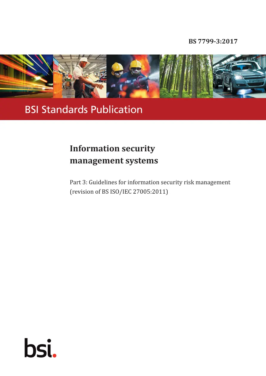 BS 7799-3:2017 BS 7799-3:2017