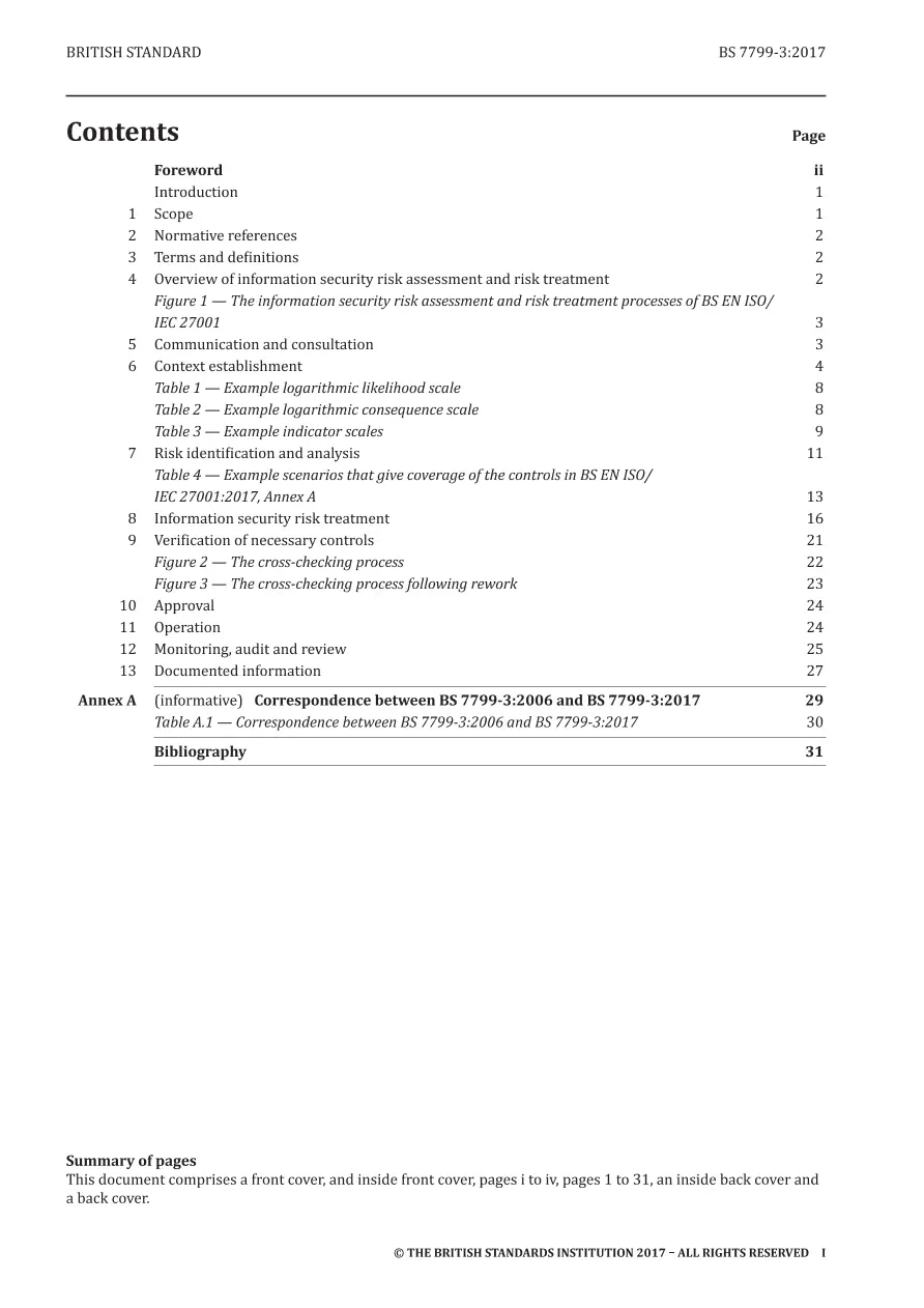 BS 7799-3:2017 BS 7799-3:2017