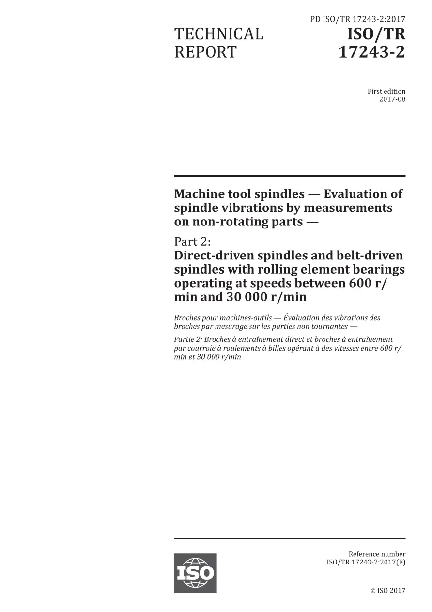 BS PD ISO/TR 17243-2:2017 BS PD ISO/TR 17243-2:2017