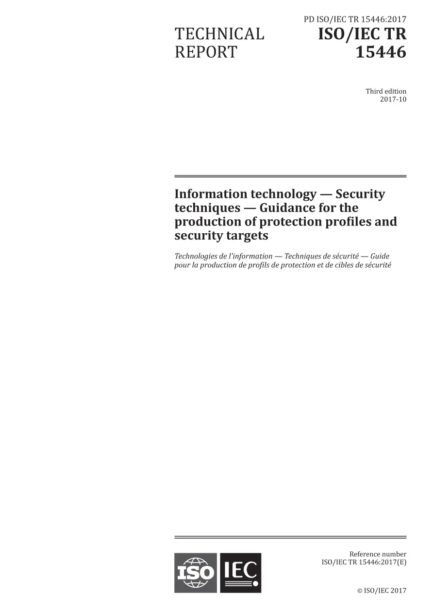 BS PD ISO/IEC/TR 15446:2017 BS PD ISO/IEC/TR 15446:2017