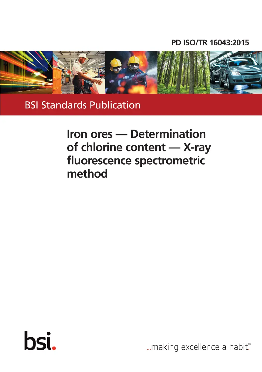 BS PD ISO/TR 16043:2015 BS PD ISO/TR 16043:2015