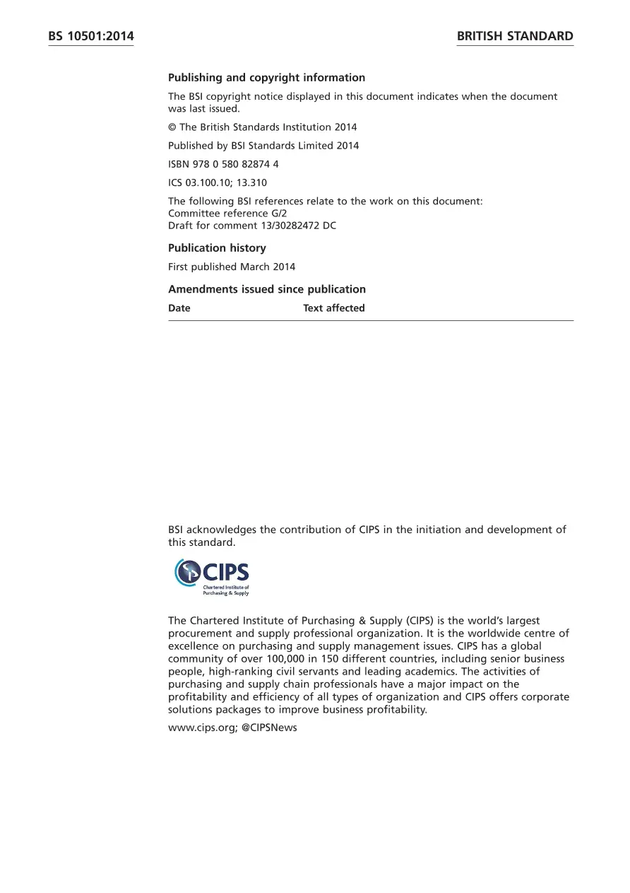 BS 10501:2014 BS 10501:2014