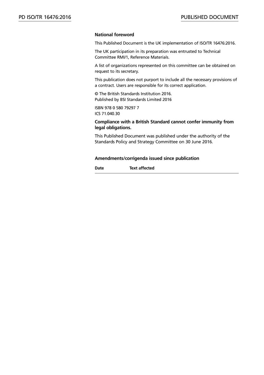 BS PD ISO/TR 16476:2016 BS PD ISO/TR 16476:2016