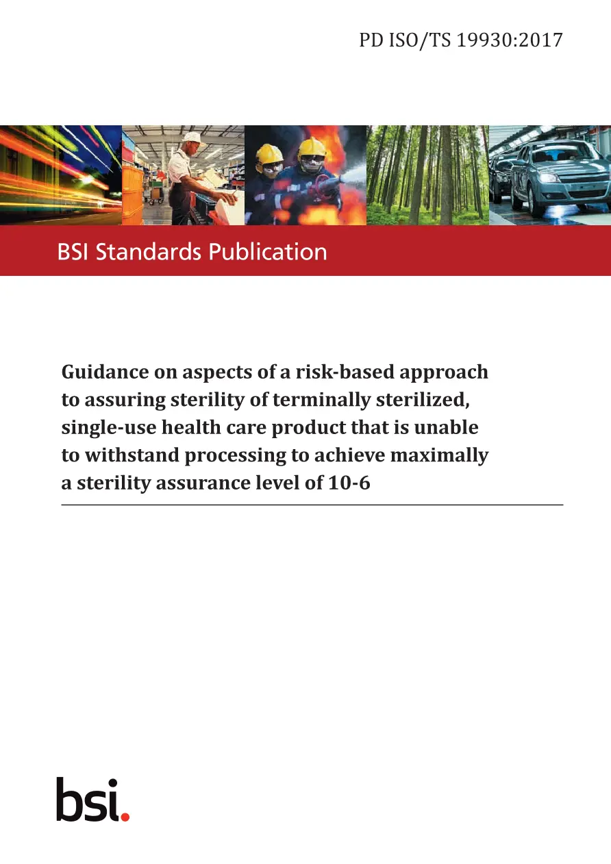 BS PD ISO/TS 19930:2017 BS PD ISO/TS 19930:2017