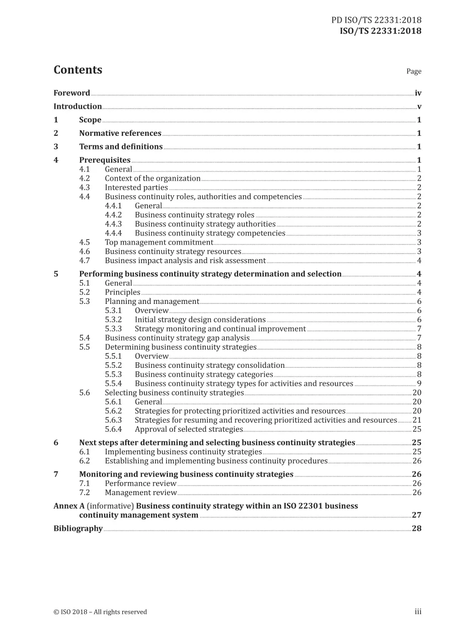 BS PD ISO/TS 22331:2018 BS PD ISO/TS 22331:2018