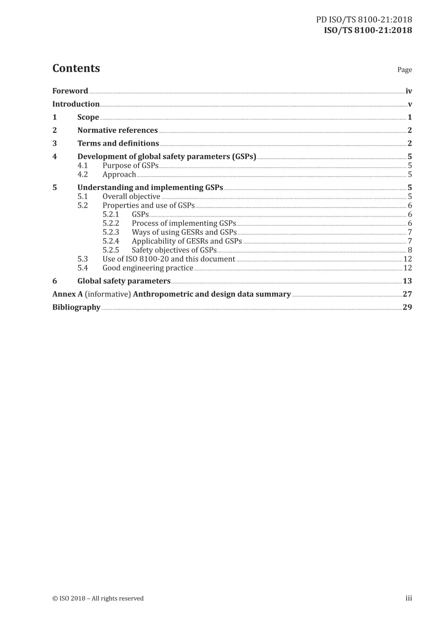 BS PD ISO/TS 8100-21:2018 BS PD ISO/TS 8100-21:2018