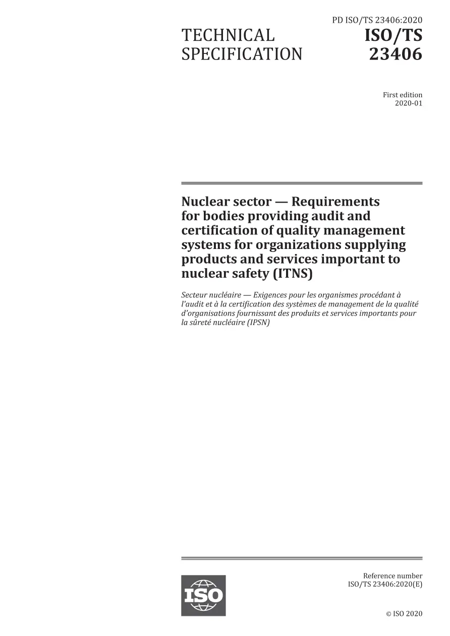 BS PD ISO/TS 23406:2020 BS PD ISO/TS 23406:2020