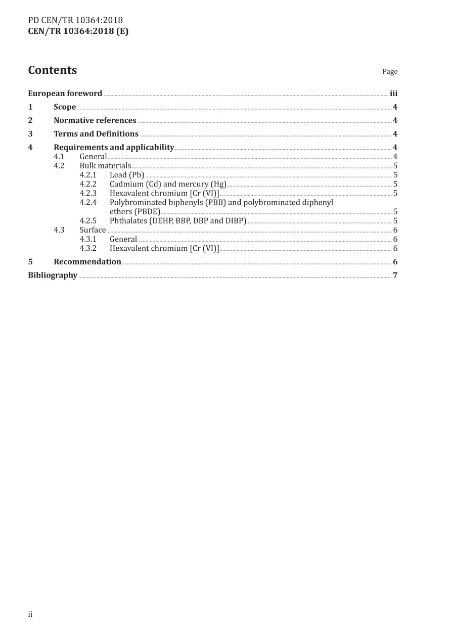 BS PD CEN/TR 10364:2018 BS PD CEN/TR 10364:2018