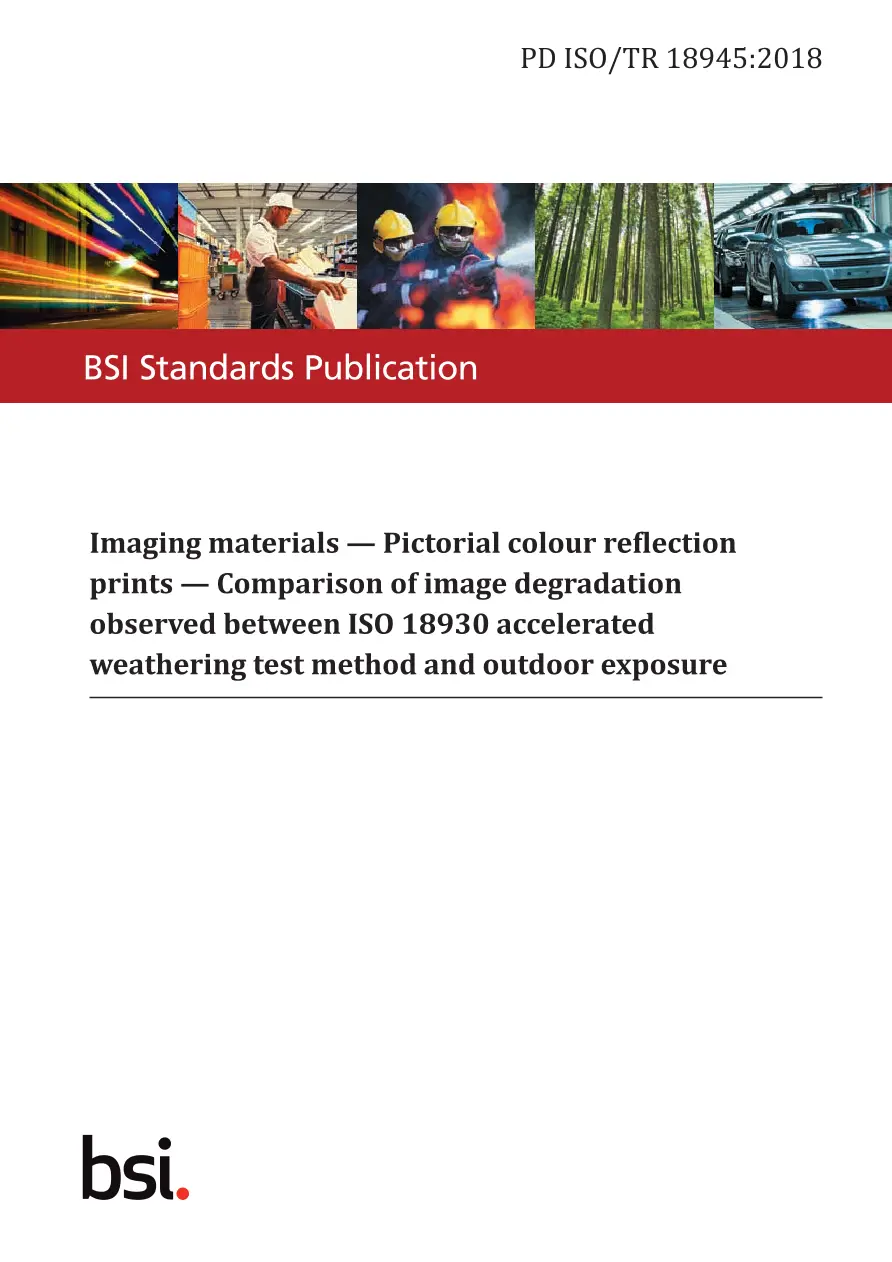 BS PD ISO/TR 18945:2018 BS PD ISO/TR 18945:2018