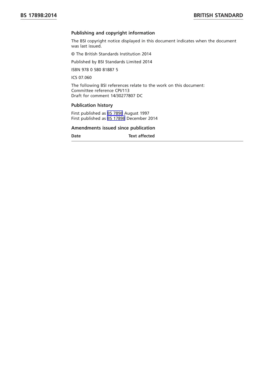 BS 17898:2014 BS 17898:2014