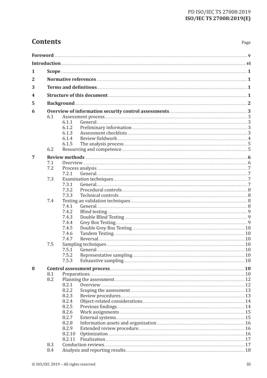 BS PD ISO/IEC TS 27008:2019 BS PD ISO/IEC TS 27008:2019