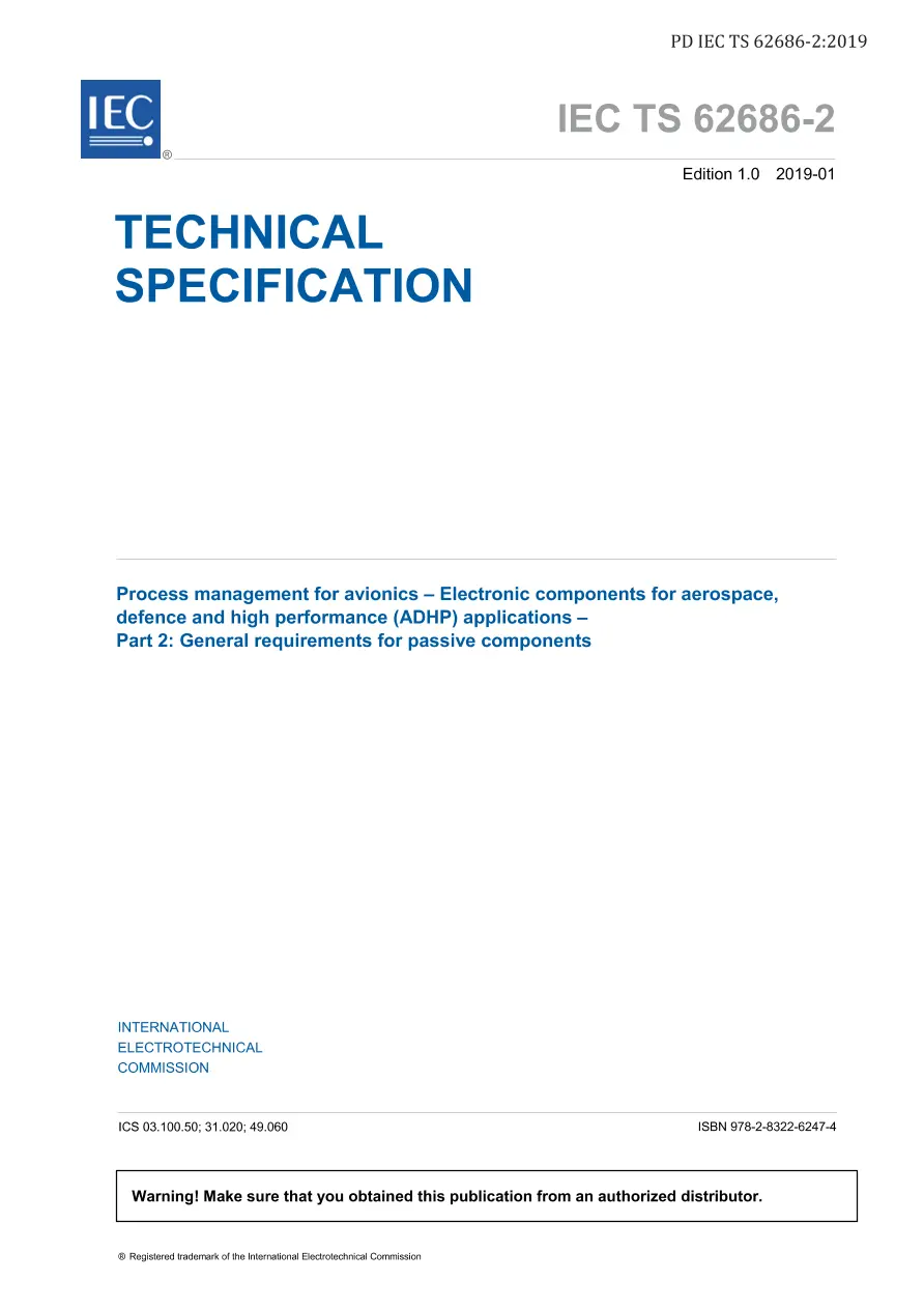 BS PD IEC TS 62686-2:2019 BS PD IEC TS 62686-2:2019