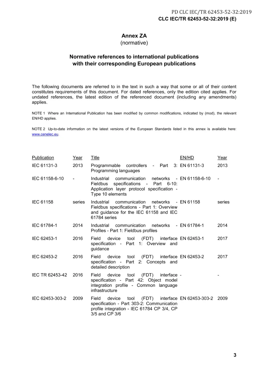 BS PD CLC IEC/TR 62453-52-32:2019 BS PD CLC IEC/TR 62453-52-32:2019