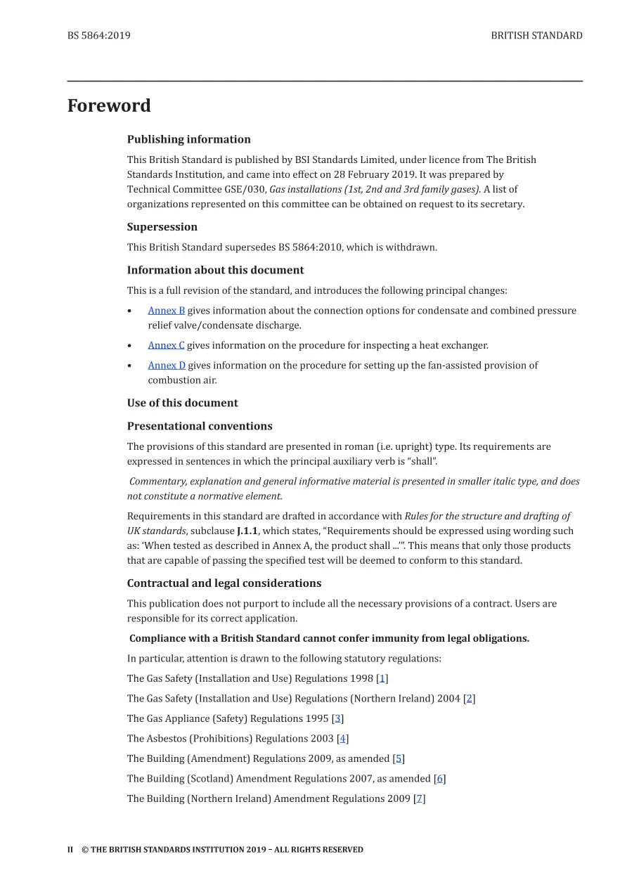 BS 5864:2019 BS 5864:2019
