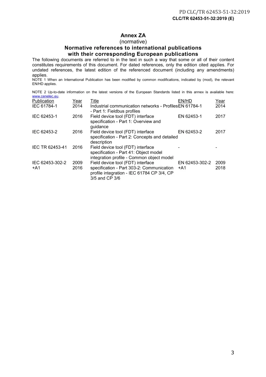 BS PD CLC/TR 62453-51-32:2019 BS PD CLC/TR 62453-51-32:2019