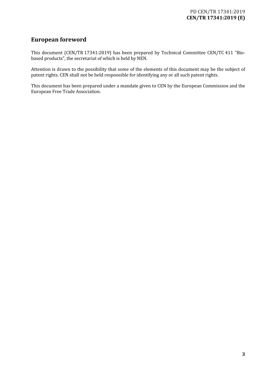 BS PD CEN/TR 17341:2019 BS PD CEN/TR 17341:2019