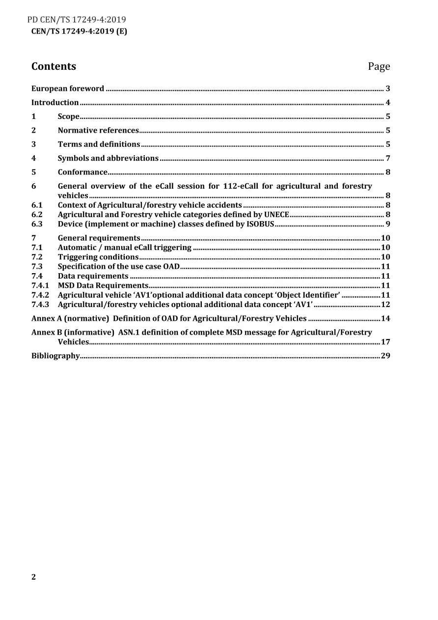 BS PD CEN/TS 17249-4:2019 BS PD CEN/TS 17249-4:2019