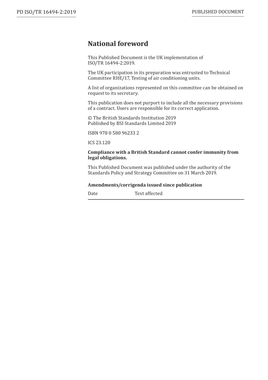 BS PD ISO/TR 16494-2:2019 BS PD ISO/TR 16494-2:2019