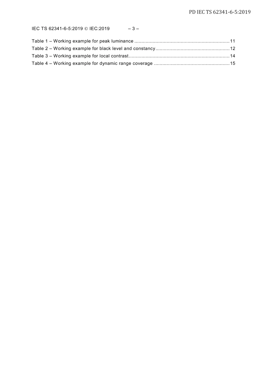 BS PD IEC TS 62341-6-5:2019 BS PD IEC TS 62341-6-5:2019