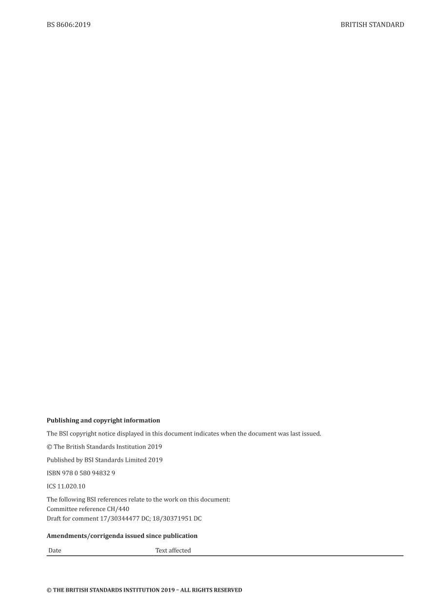 BS 8606:2019 BS 8606:2019