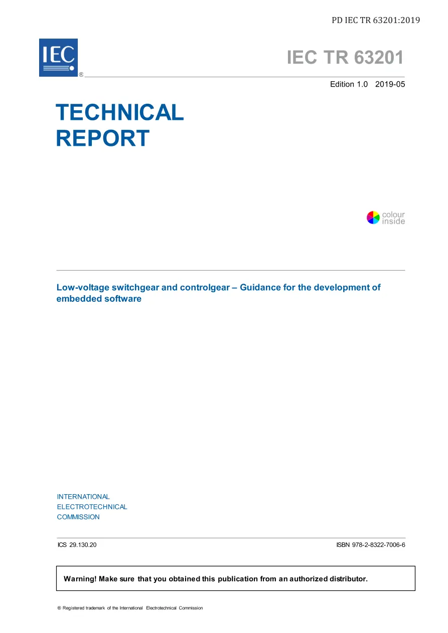 BS PD IEC TR 63201:2019 BS PD IEC TR 63201:2019